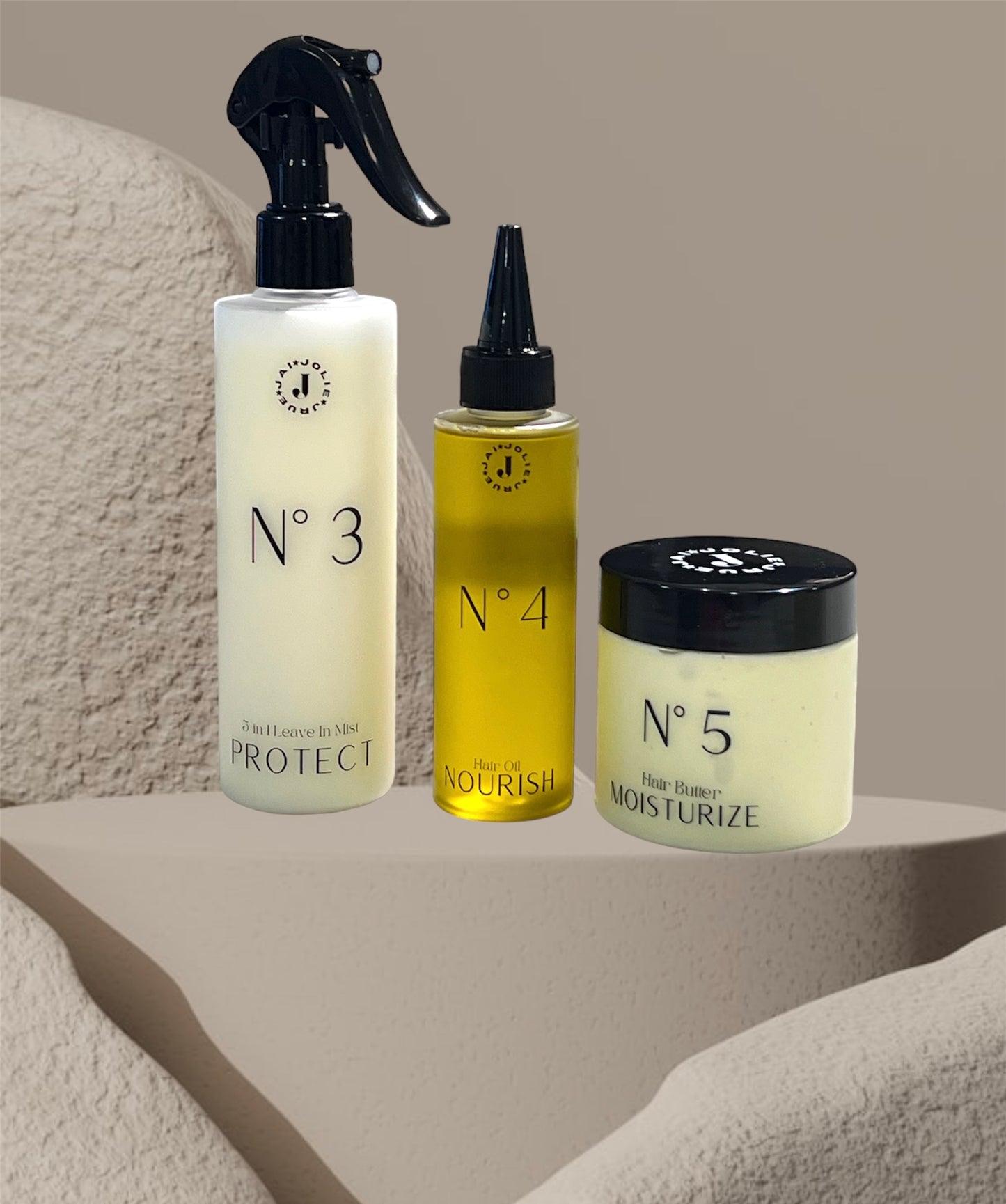 On the Daily• Protect N°3 Nourish N°4 Moisturize N°5